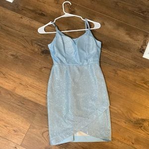 light blue size 0 hoco dress